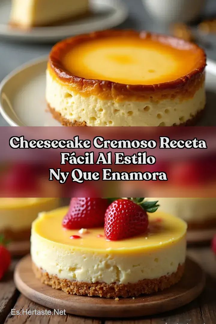 Cheesecake Cremoso Receta F&aacute;cil al Estilo NY Que Enamora