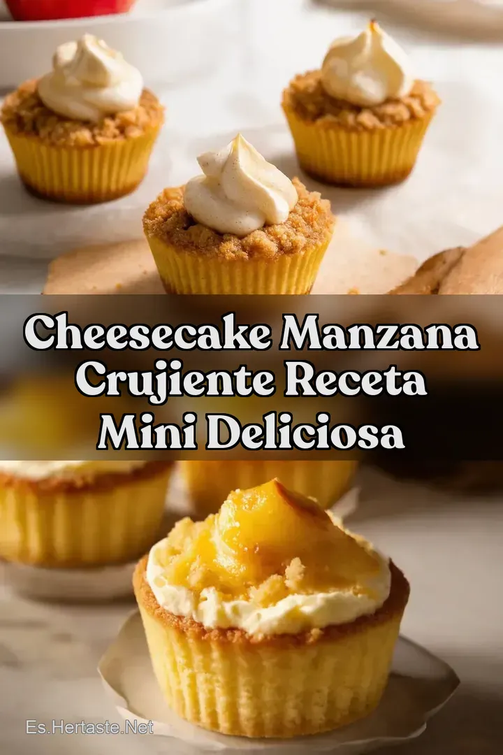 Cheesecake Manzana Crujiente Receta Mini Deliciosa