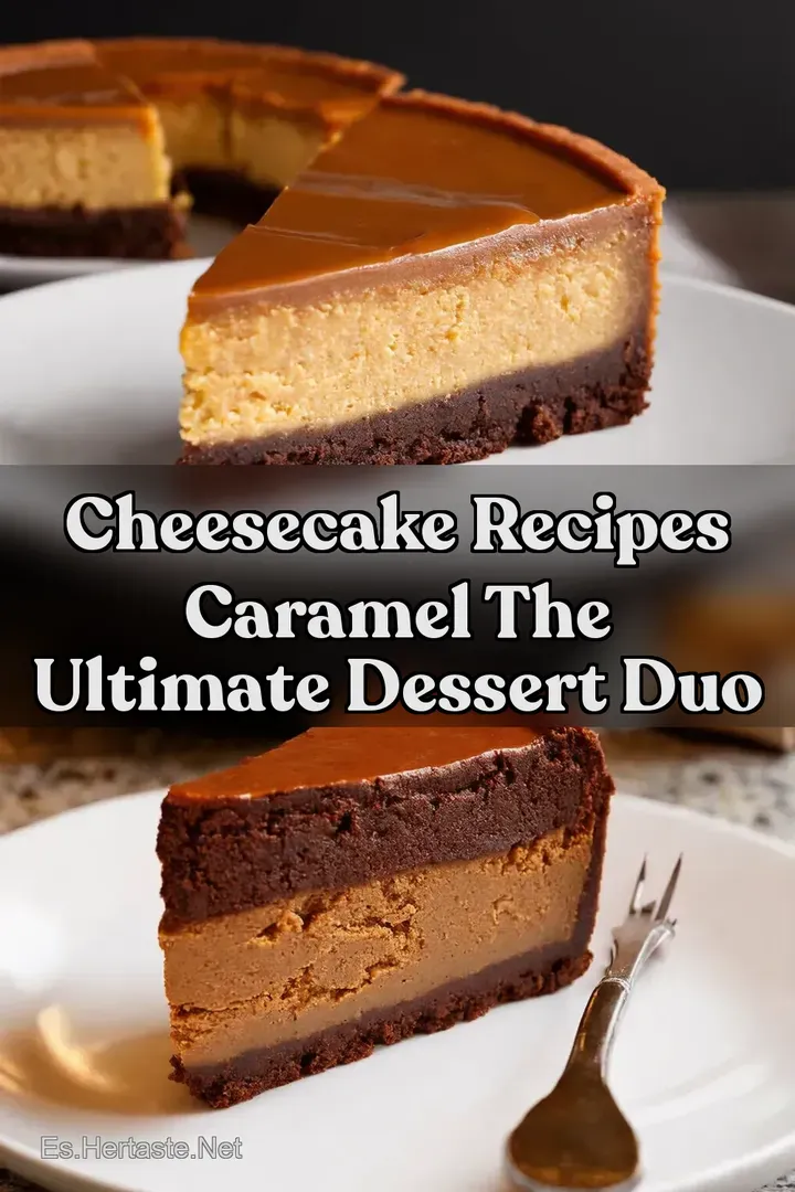 Cheesecake Recipes Caramel The ULTIMATE Dessert Duo