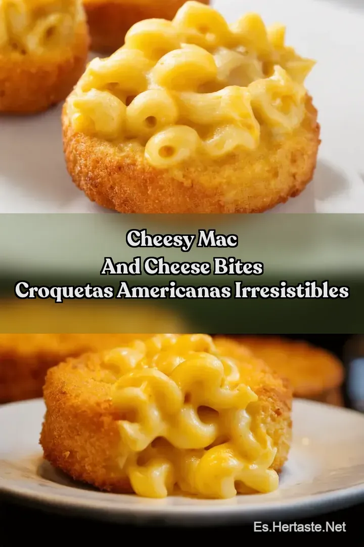 Cheesy Mac and Cheese Bites Croquetas Americanas Irresistibles