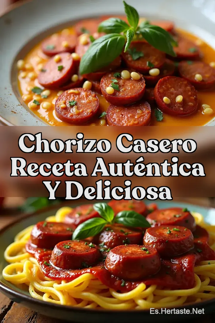 Chorizo Casero Receta Aut&eacute;ntica y Deliciosa