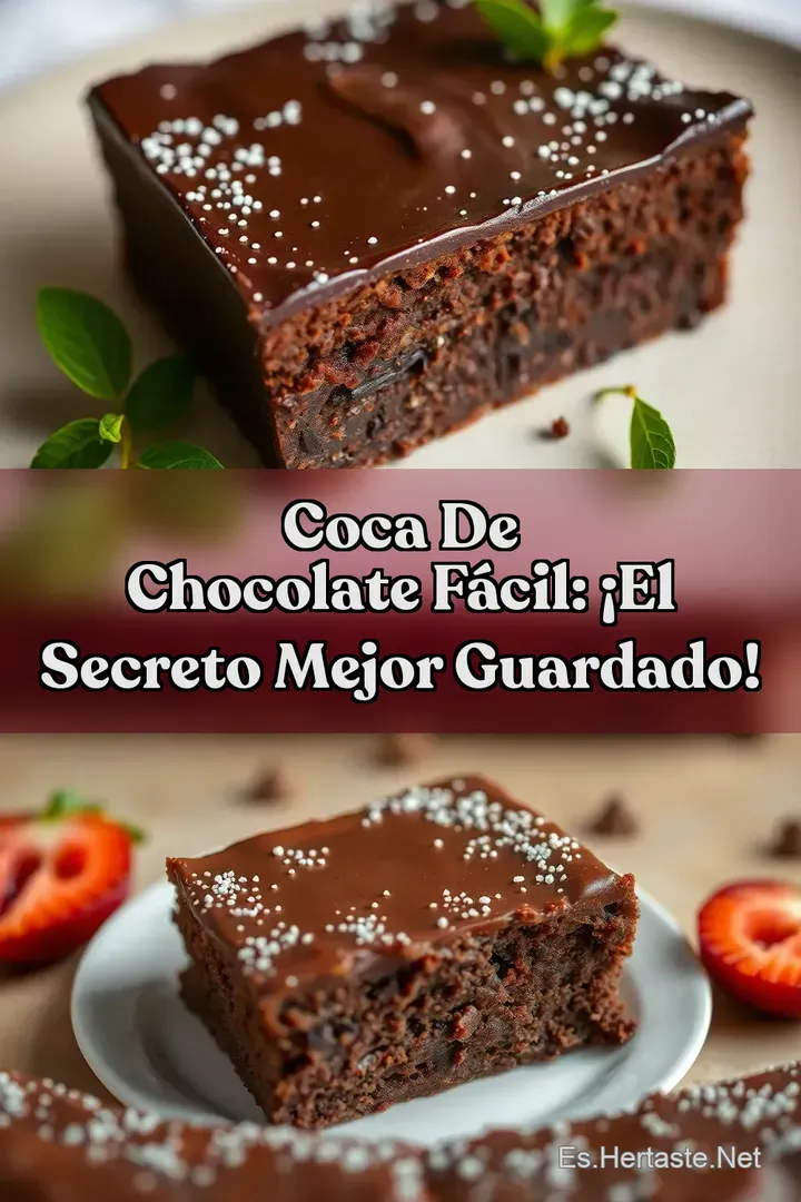 Coca de Chocolate F&aacute;cil: &iexcl;El Secreto Mejor Guardado!