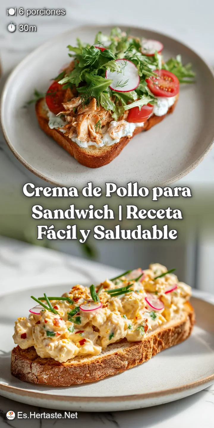 Close-up of moist, tender chicken salad with visible herbs, ready for a sandwich.