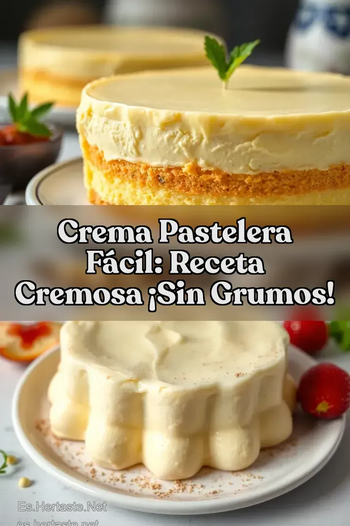 Crema Pastelera F&aacute;cil: Receta Cremosa &iexcl;Sin Grumos!