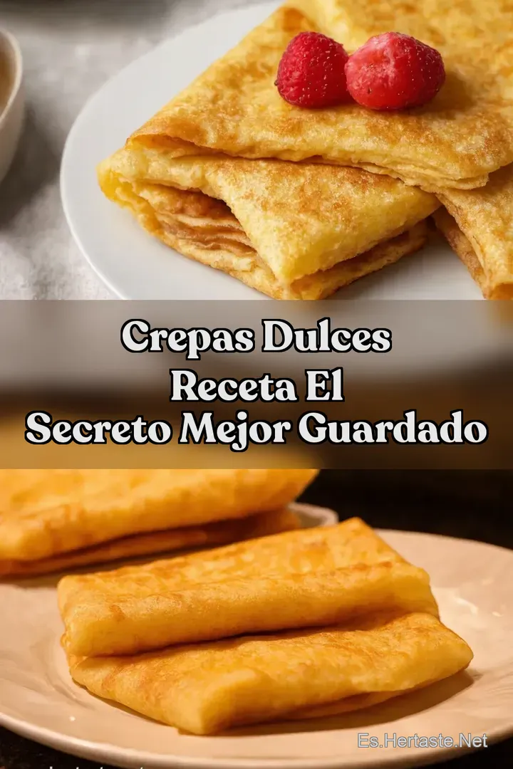 Crepas Dulces Receta El Secreto Mejor Guardado