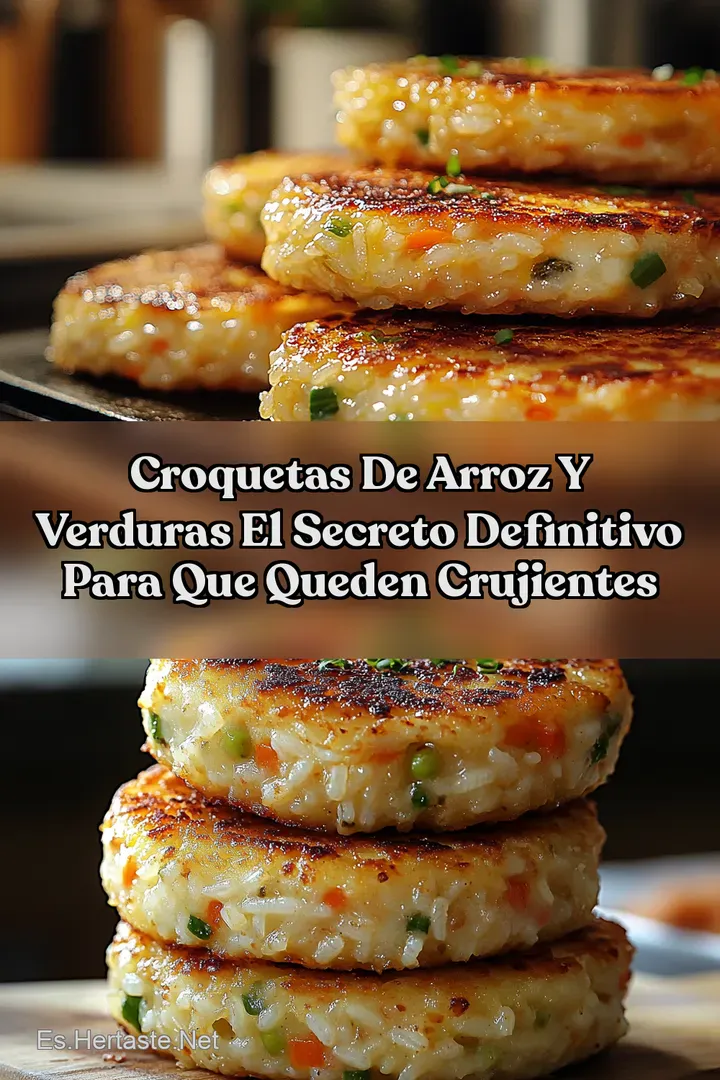 Croquetas de Arroz y Verduras El Secreto Definitivo para que Queden Crujientes