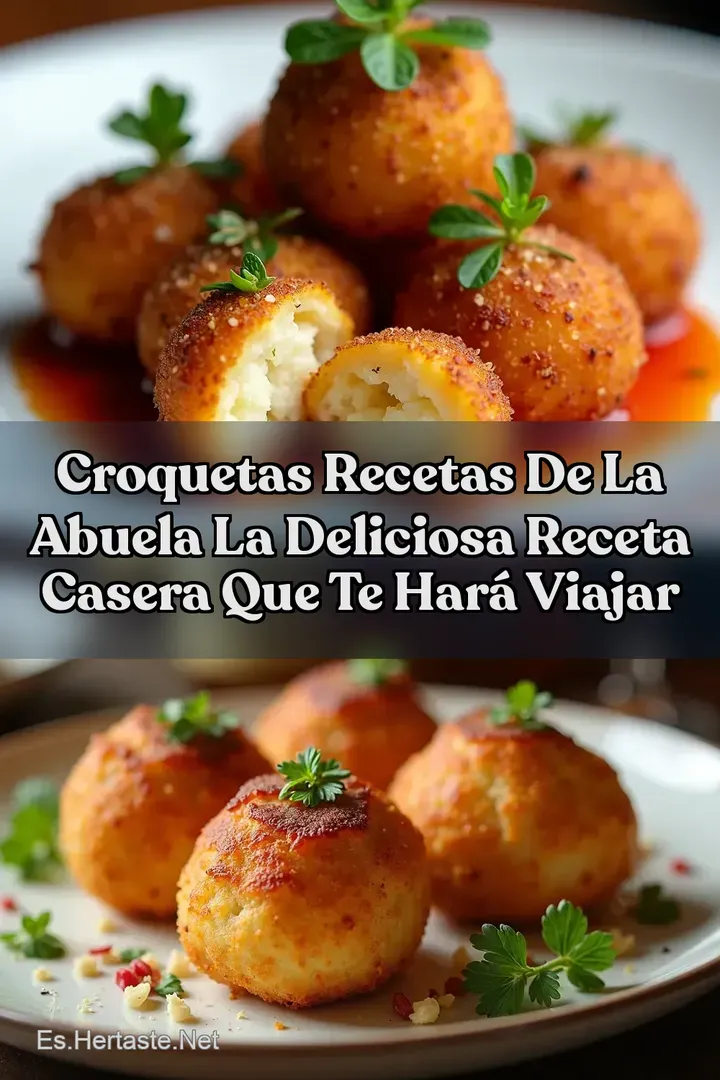 Croquetas Recetas de la abuela La DELICIOSA RECETA CASERA que te har&aacute; viajar