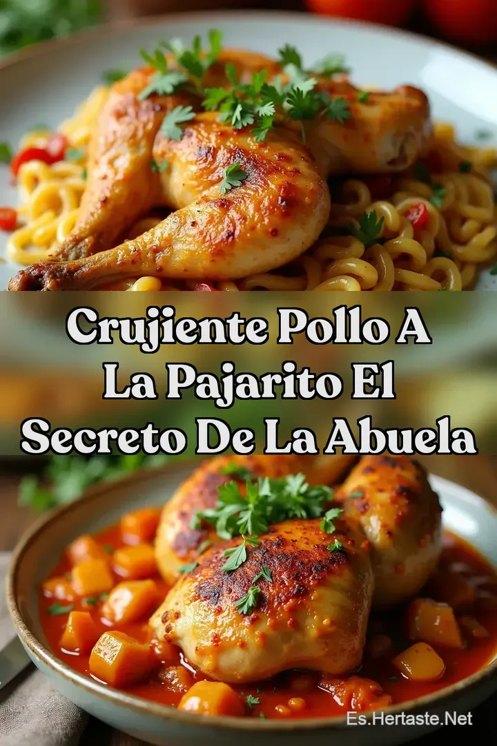 Crujiente Pollo a la Pajarito El Secreto de la Abuela
