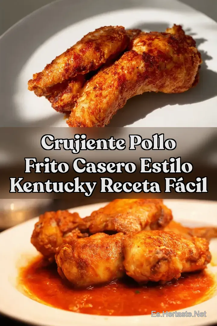 Crujiente Pollo Frito Casero Estilo Kentucky Receta F&aacute;cil