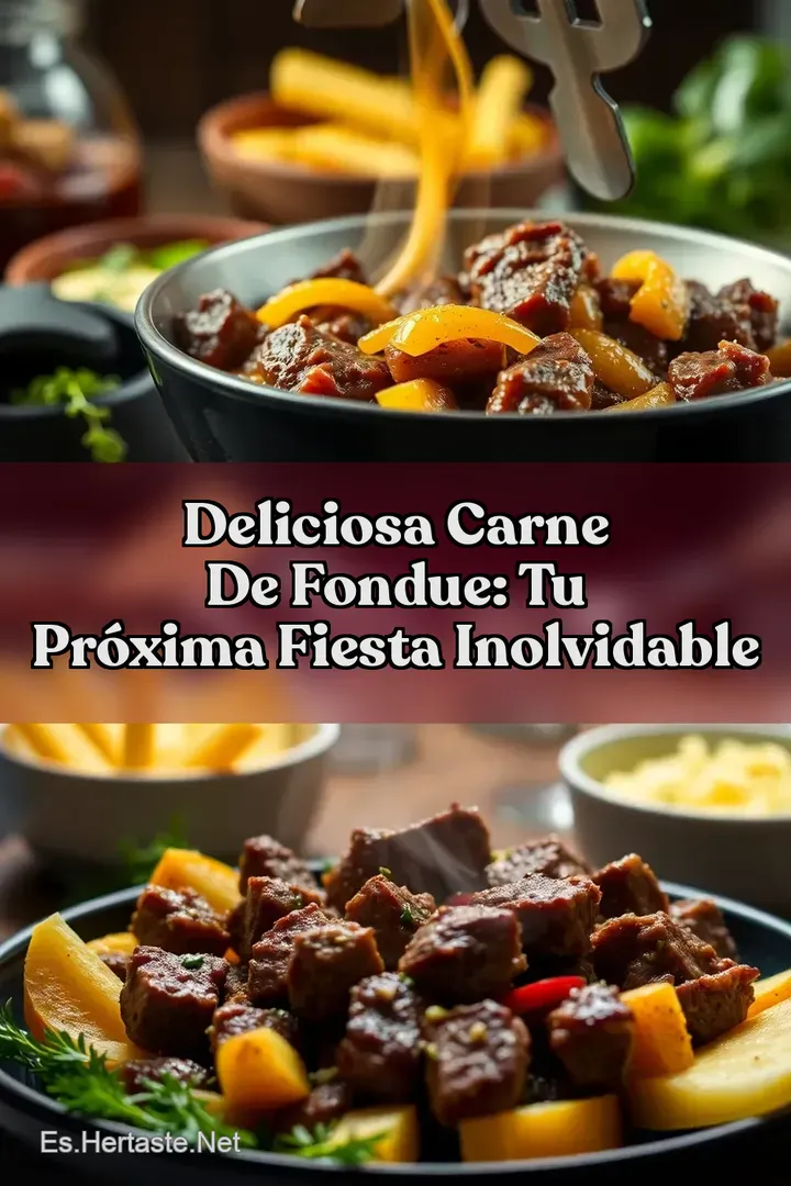 Deliciosa Carne de Fondue: Tu Pr&oacute;xima Fiesta Inolvidable