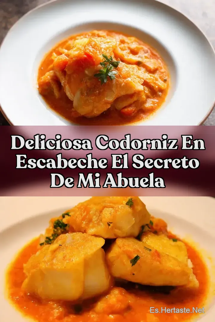 Deliciosa Codorniz en Escabeche El Secreto de mi Abuela