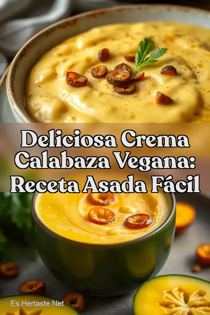 Deliciosa Crema Calabaza Vegana: Receta Asada F&Aacute;CIL