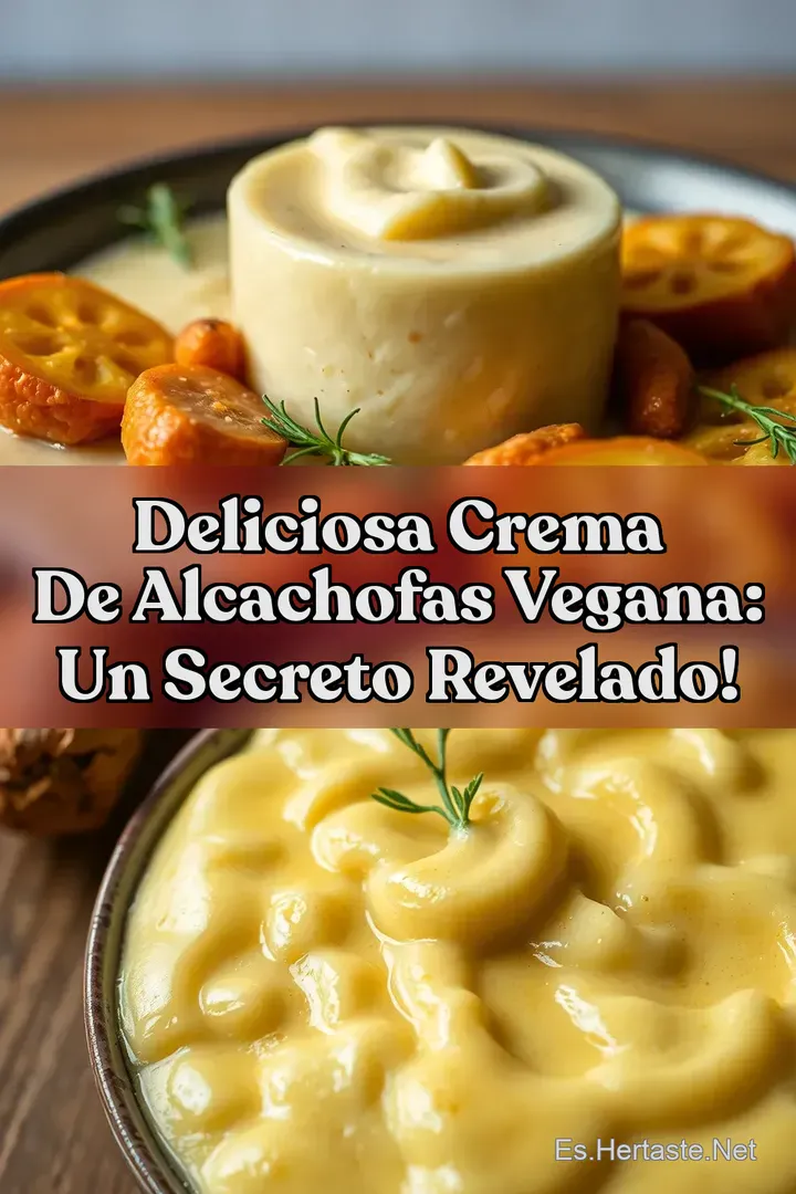 Deliciosa Crema de Alcachofas Vegana: Un Secreto Revelado!