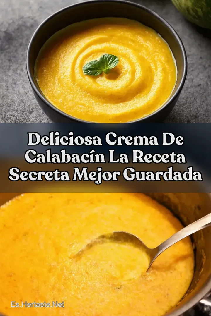Deliciosa Crema de Calabac&iacute;n La Receta Secreta Mejor Guardada