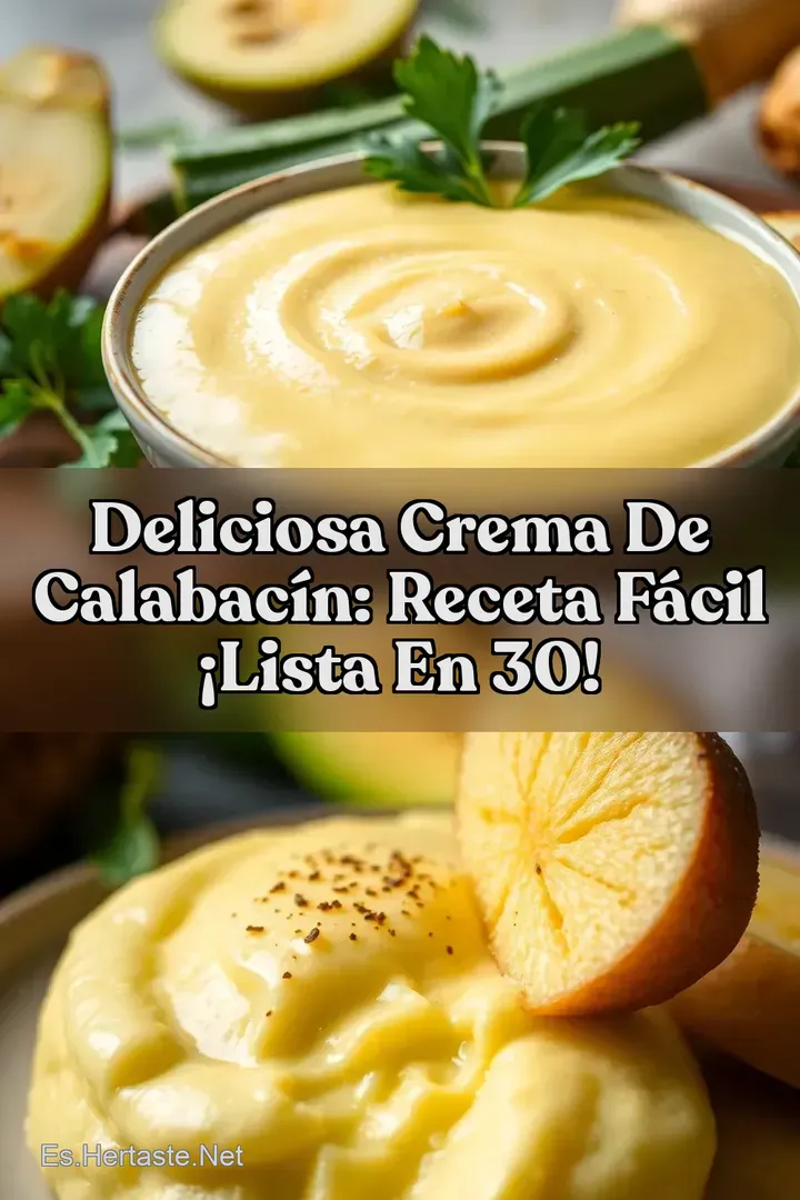Deliciosa Crema de Calabac&iacute;n: Receta F&aacute;cil &iexcl;Lista en 30!