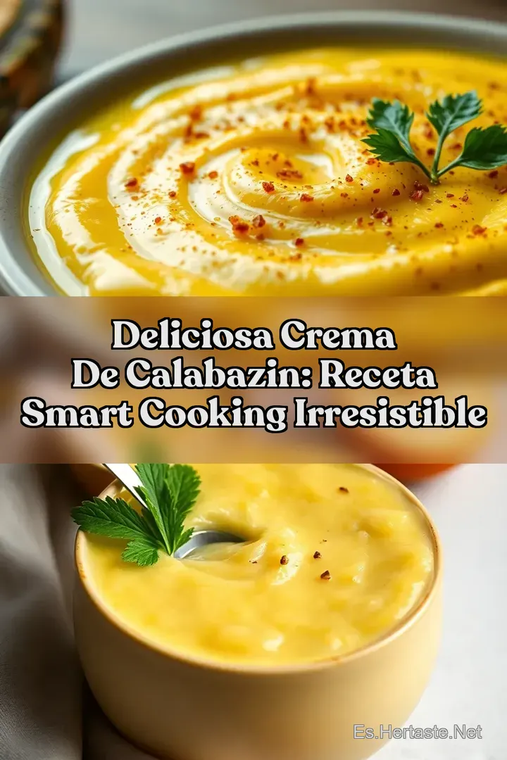 Deliciosa Crema de Calabazin: Receta Smart Cooking Irresistible