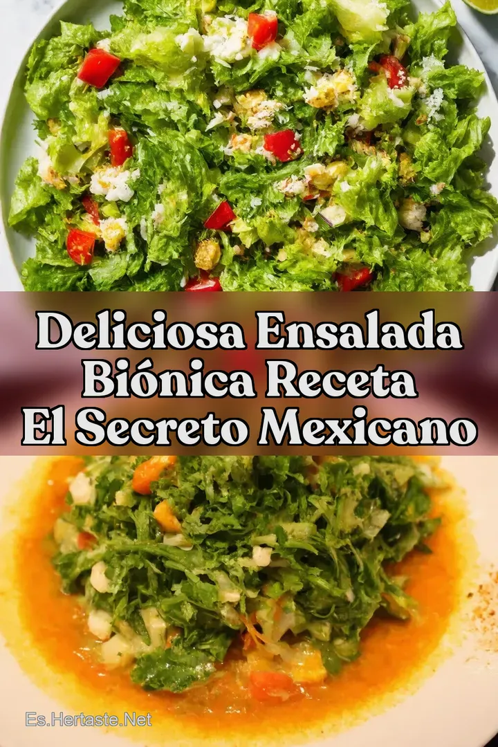 Deliciosa Ensalada Bi&oacute;nica Receta El Secreto Mexicano