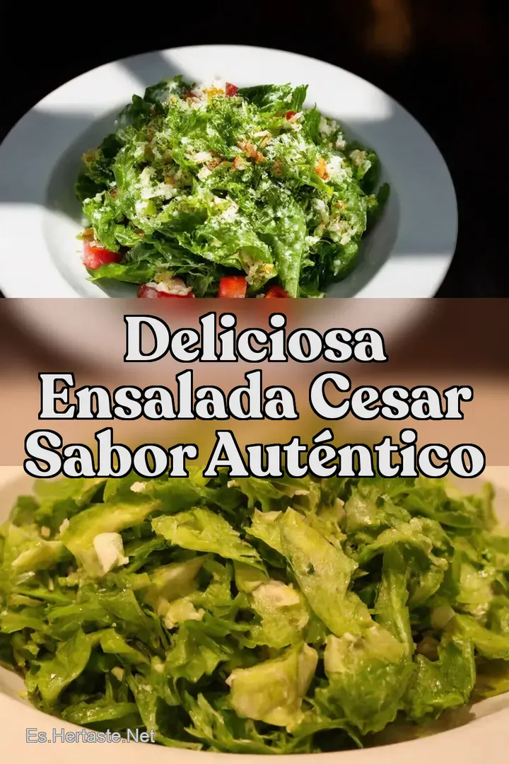 Deliciosa Ensalada Cesar Sabor Aut&eacute;ntico
