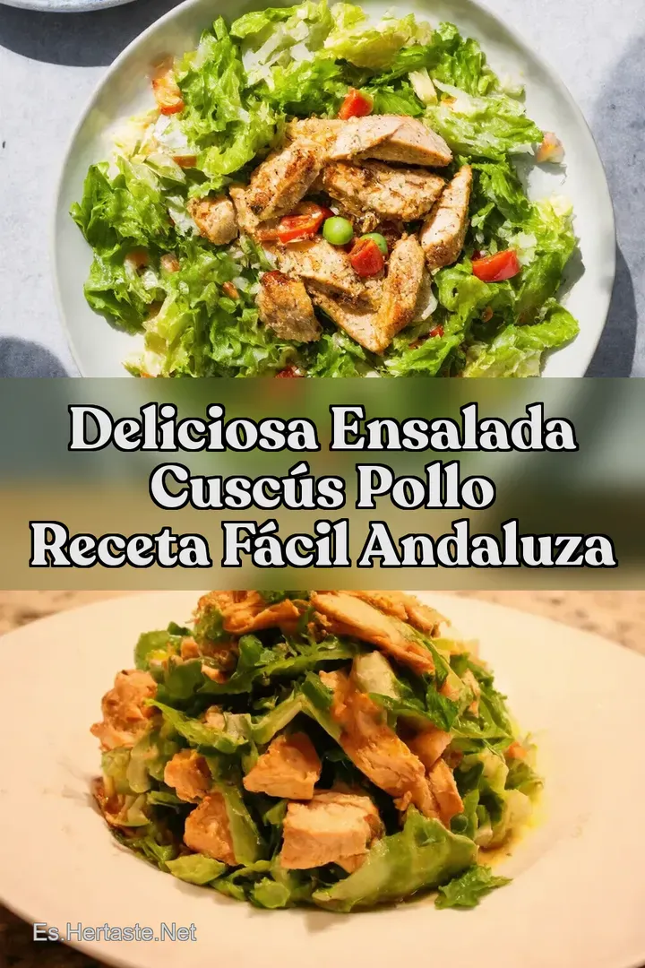 Deliciosa Ensalada Cusc&uacute;s Pollo Receta F&aacute;cil Andaluza