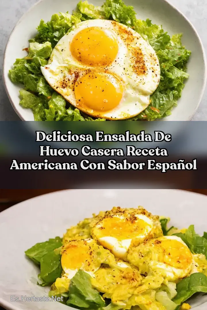 Deliciosa Ensalada de Huevo Casera Receta Americana con Sabor Espa&ntilde;ol