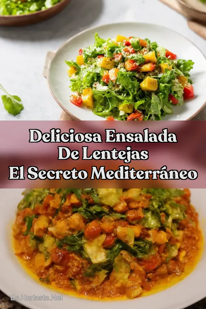 Deliciosa Ensalada de Lentejas El Secreto Mediterr&aacute;neo