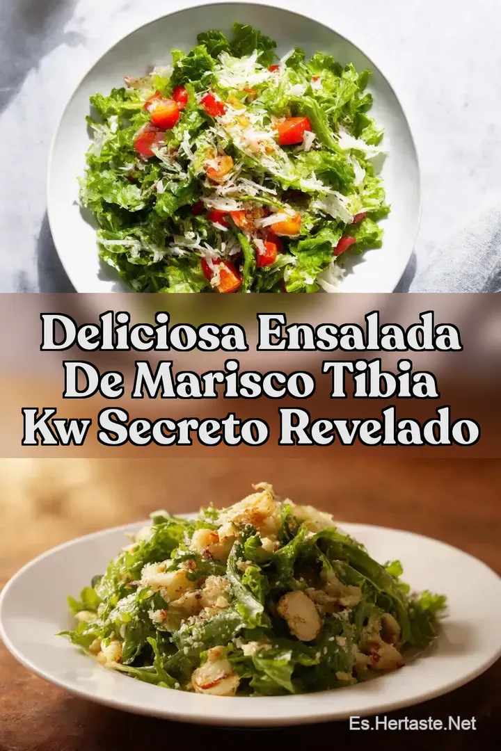 Deliciosa Ensalada de Marisco Tibia kw Secreto Revelado