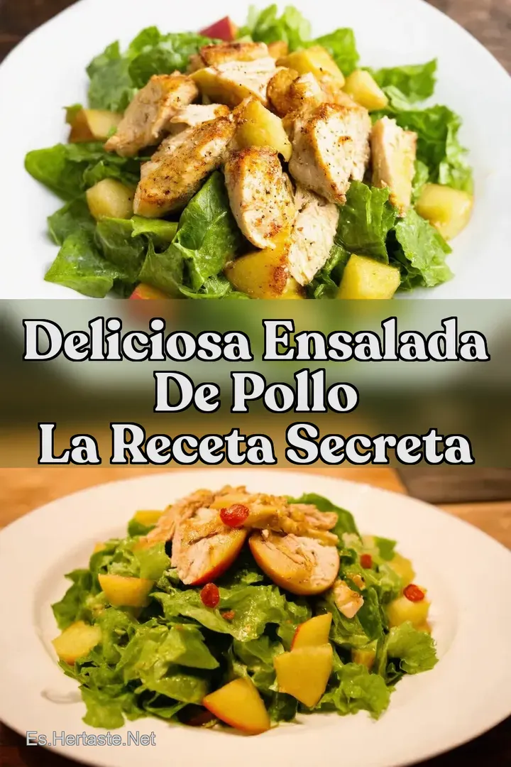 Deliciosa Ensalada de Pollo La Receta Secreta