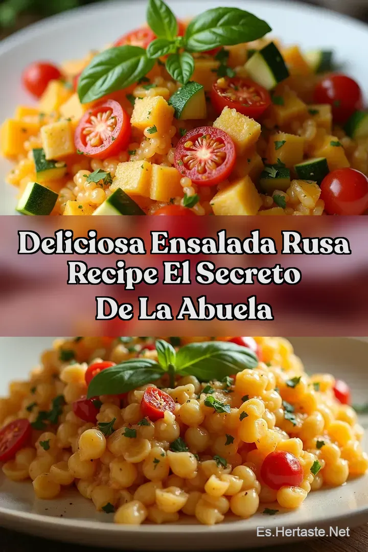 Deliciosa Ensalada Rusa Recipe El Secreto de la Abuela