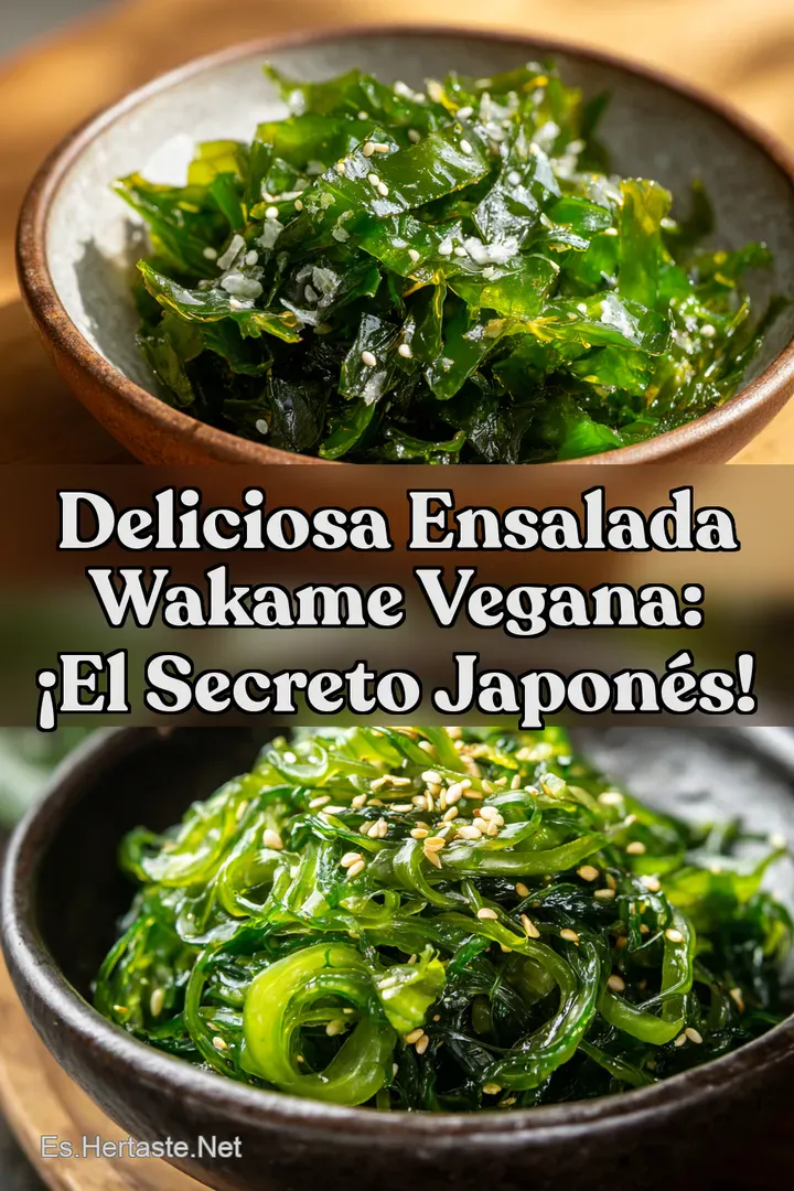 Deliciosa Ensalada Wakame Vegana: &iexcl;El Secreto Japon&eacute;s!