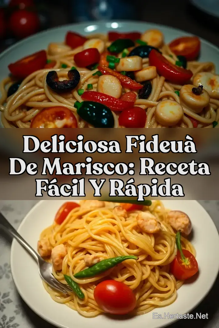 Deliciosa Fideu&agrave; de Marisco: Receta f&aacute;cil y r&aacute;pida