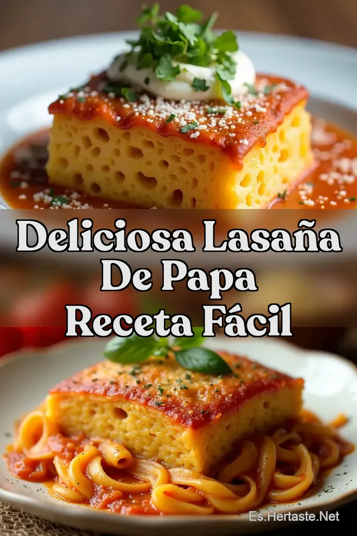 Deliciosa Lasa&ntilde;a de Papa Receta F&aacute;cil
