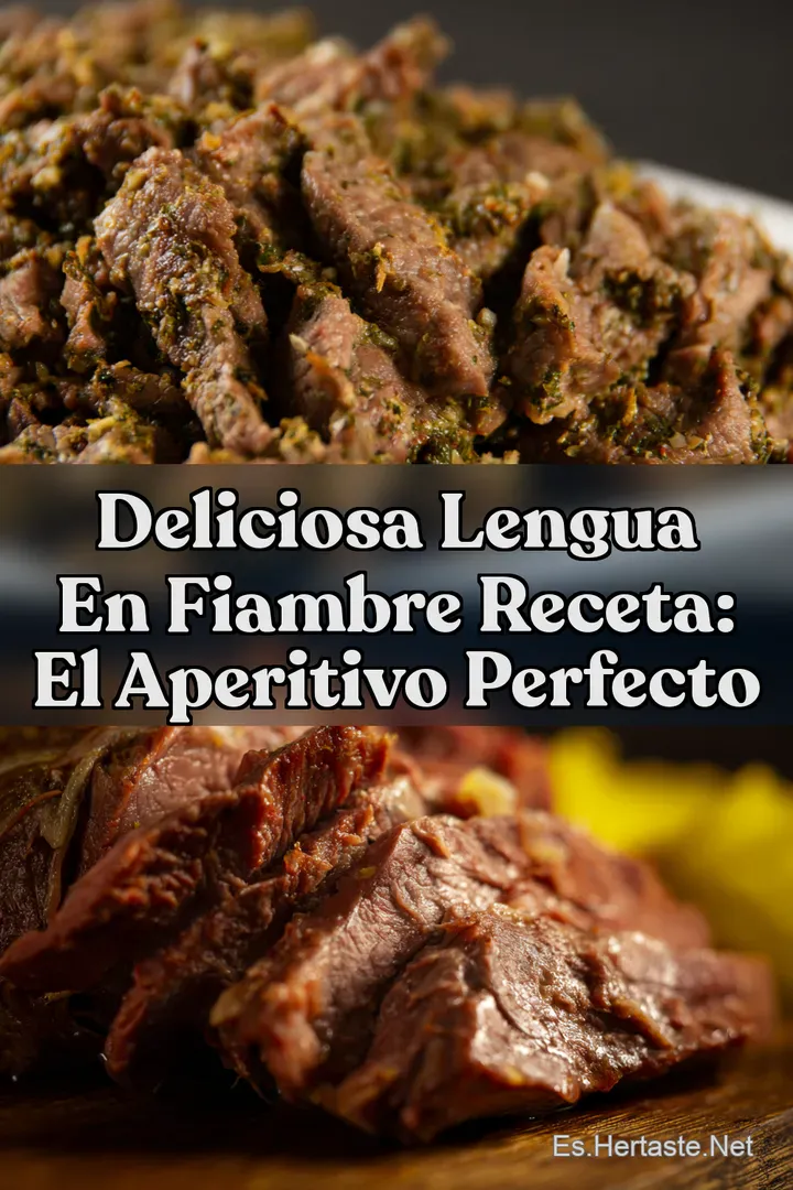Deliciosa Lengua en Fiambre Receta: El Aperitivo Perfecto