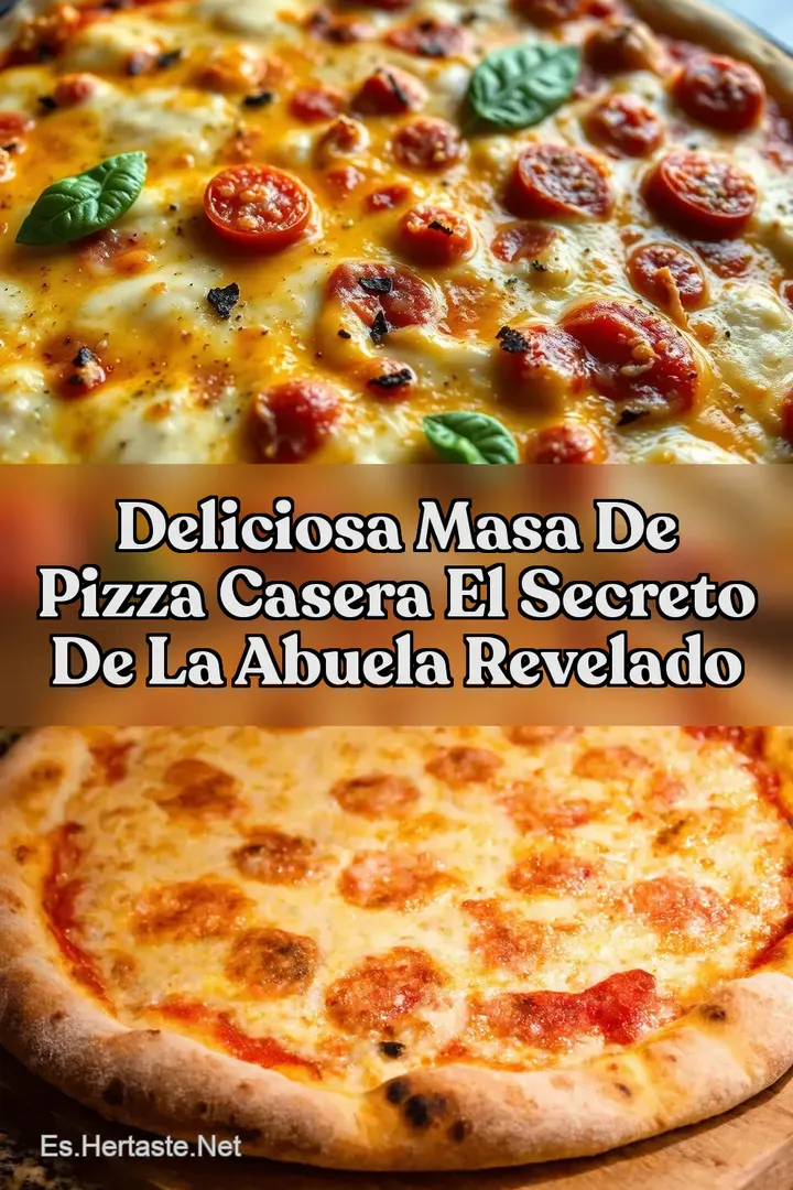 Deliciosa Masa de Pizza Casera El Secreto de la Abuela Revelado