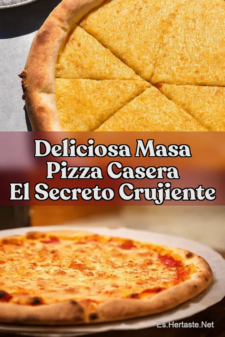 Deliciosa Masa Pizza Casera El Secreto Crujiente