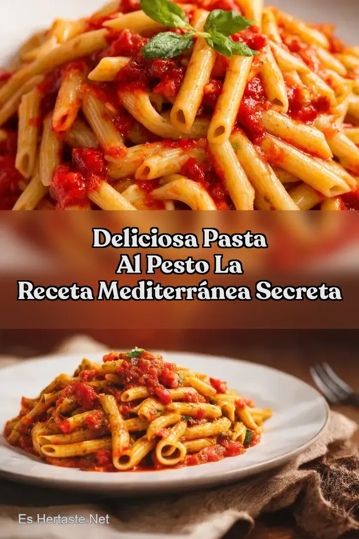 Deliciosa Pasta al Pesto La Receta Mediterr&aacute;nea Secreta