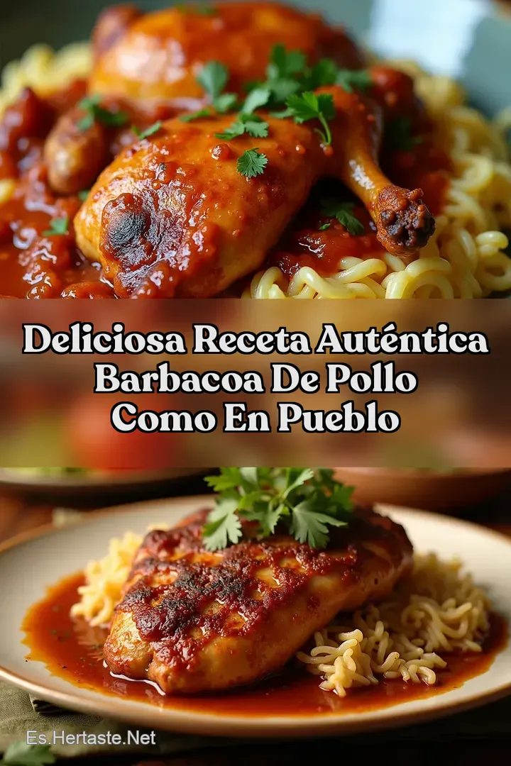 Deliciosa Receta Aut&eacute;ntica Barbacoa de Pollo Como en Pueblo