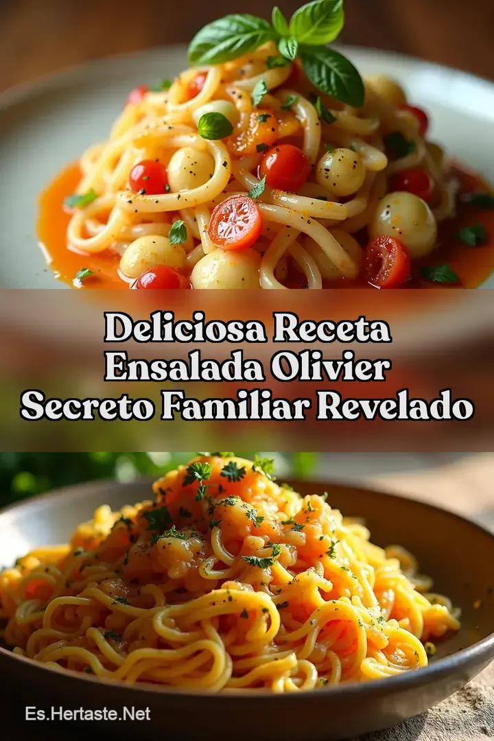 Deliciosa Receta Ensalada Olivier Secreto Familiar Revelado