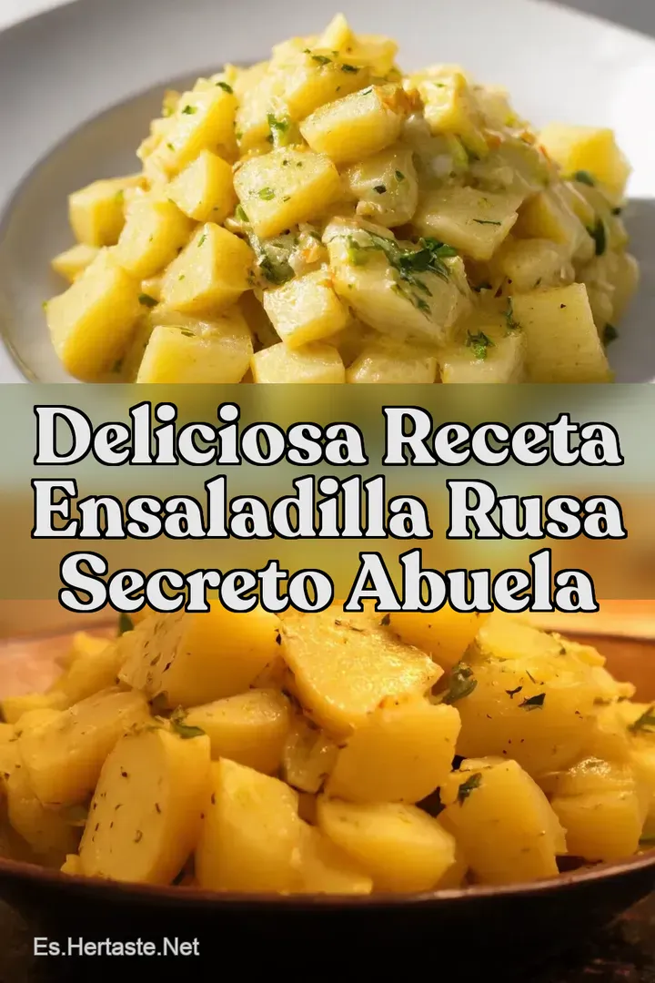 Deliciosa Receta Ensaladilla Rusa Secreto Abuela