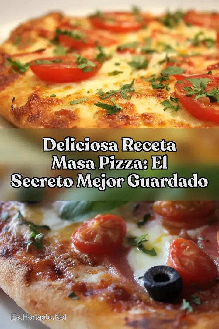 Deliciosa Receta Masa Pizza: El Secreto Mejor Guardado