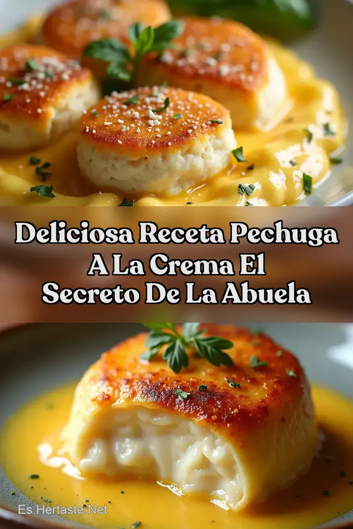 Deliciosa Receta Pechuga a la Crema El Secreto de la Abuela