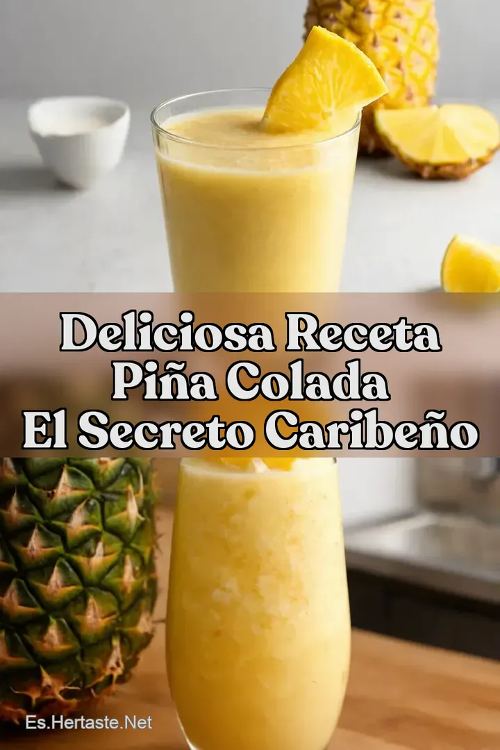 Deliciosa Receta Pi&ntilde;a Colada El Secreto Caribe&ntilde;o