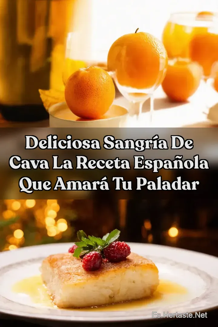 Deliciosa Sangr&iacute;a de Cava La Receta Espa&ntilde;ola Que Amar&aacute; Tu Paladar
