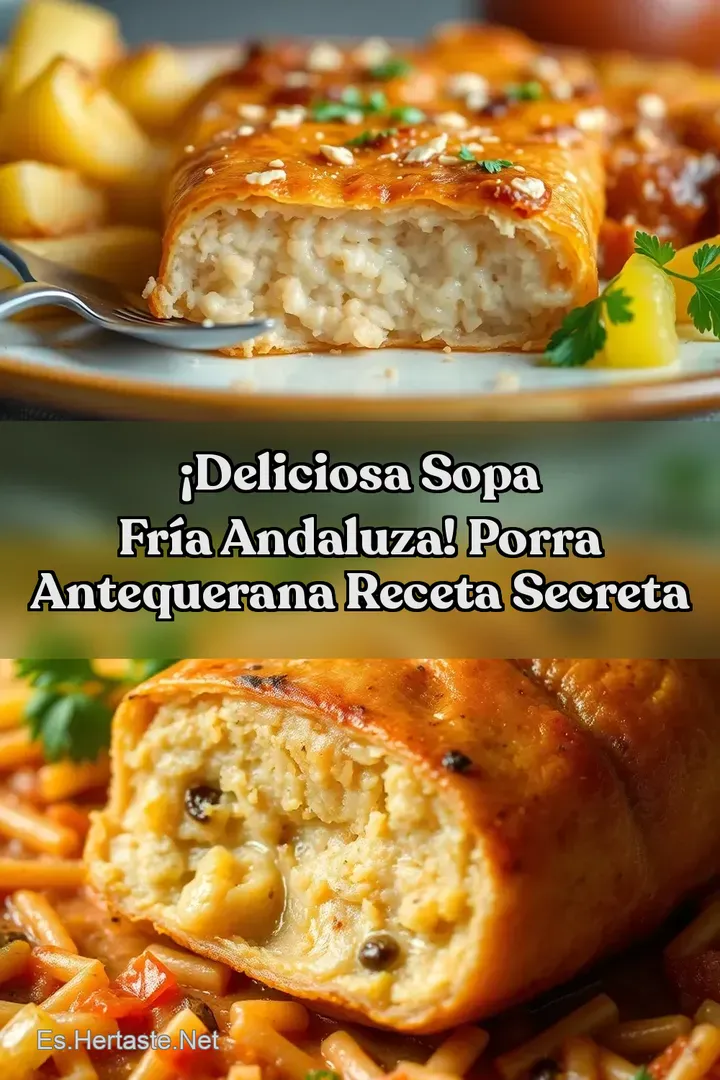 &iexcl;Deliciosa Sopa Fr&iacute;a Andaluza! Porra Antequerana Receta Secreta
