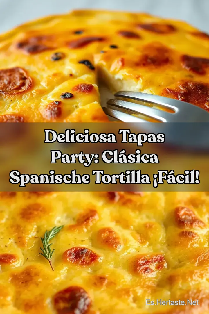 Deliciosa Tapas Party: Cl&aacute;sica Spanische Tortilla &iexcl;F&aacute;cil!