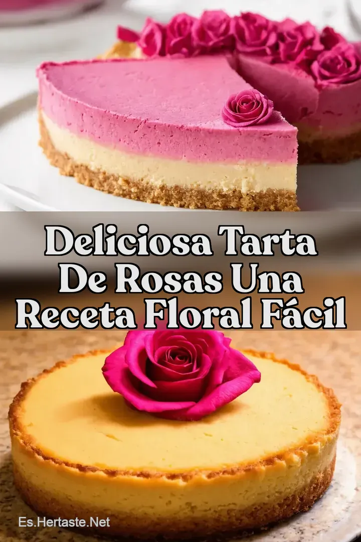 Deliciosa Tarta de Rosas Una Receta Floral F&aacute;cil