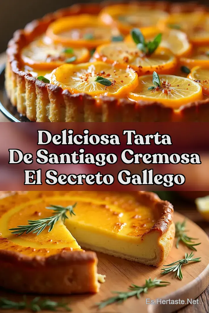 Deliciosa Tarta de Santiago Cremosa El Secreto Gallego