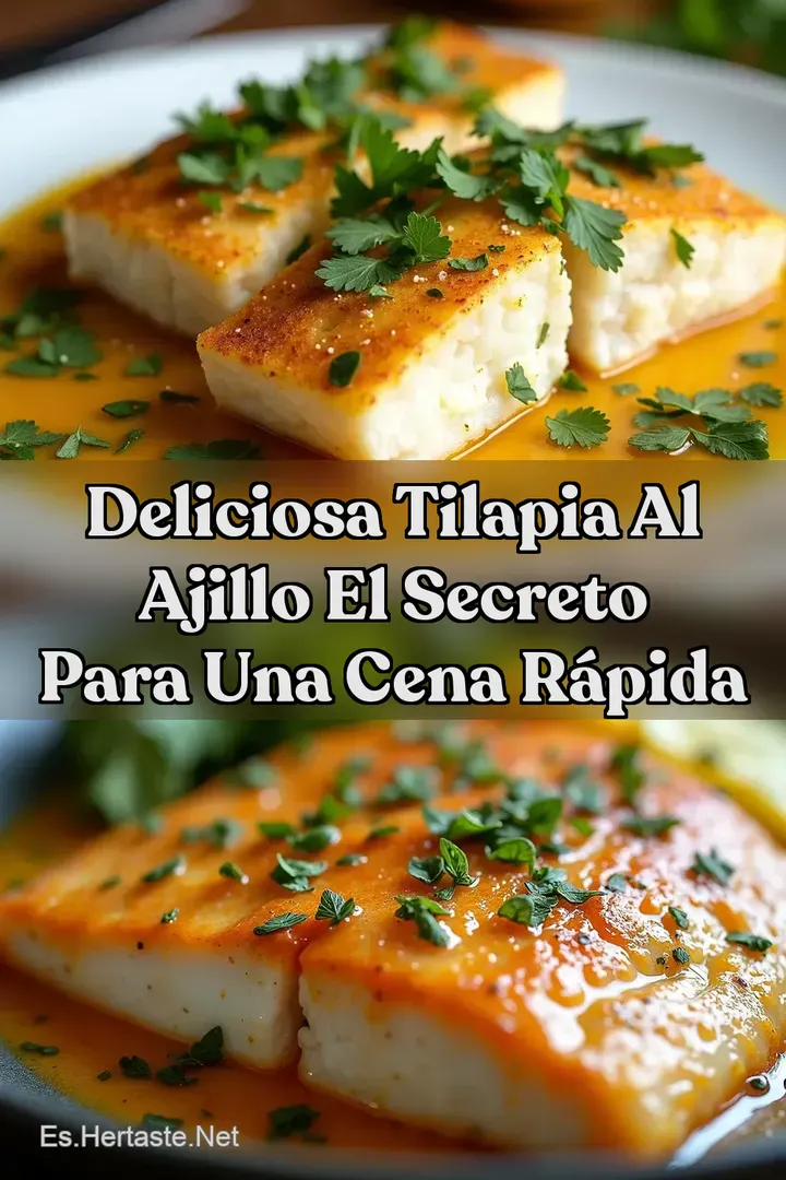 Deliciosa Tilapia al Ajillo El Secreto para una Cena R&aacute;pida
