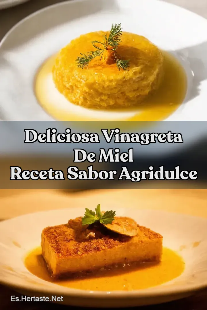 Deliciosa Vinagreta de Miel Receta Sabor Agridulce