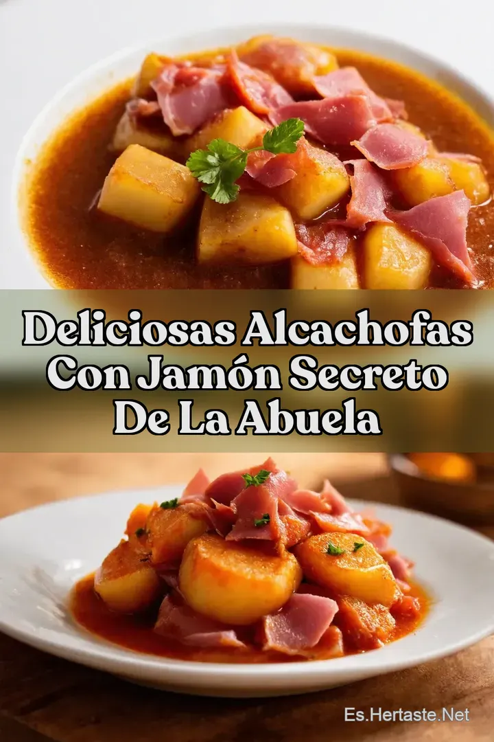 Deliciosas Alcachofas con Jam&oacute;n Secreto de la Abuela