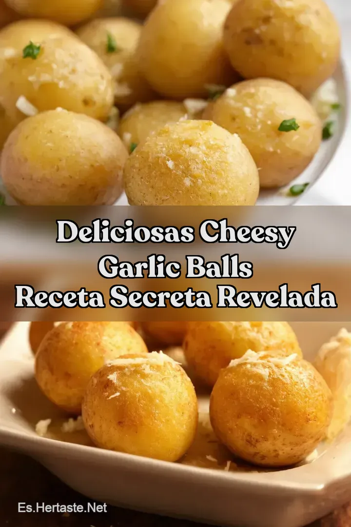 Deliciosas Cheesy Garlic Balls Receta Secreta Revelada